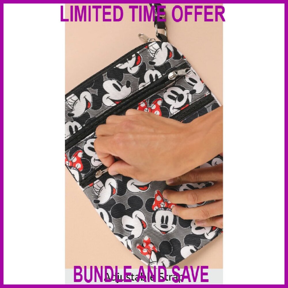 Compact Crossbody Bag with Multiple Pockets, Adju… - image 8